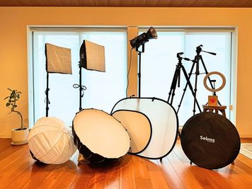 撮影器具 - UH STUDIO  駐車場無料の屋上バルコニーのあるハウススタジオの設備の写真