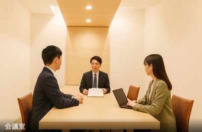 駅チカ！【会議室1】完全個室の会議室です。 - THE HUB 麻布十番