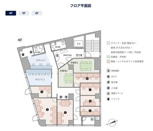 THE HUB 麻布十番 会議室2の室内の写真