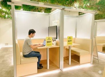 FEEEP 池袋東口店 FEEEP池袋東口店｜定員 1名半個室｜部屋番号17(S)の室内の写真
