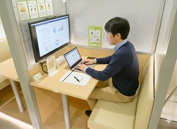 FEEEP 池袋東口店 FEEEP池袋東口店｜定員 1名半個室｜部屋番号17(S)の室内の写真