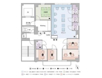 THE HUB 立川　 会議室の室内の写真