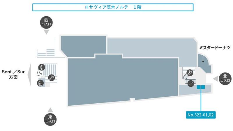322−01 - テレキューブ ロサヴィア茨木