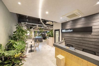 BIZcomfort熊本城前
受付 - BIZcomfort熊本城前 個室②ワークスペース（1名用）の室内の写真