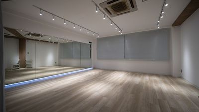 演出パターン
カラーLED＆天井LED - レンタルスタジオ the fit 堺東 ヨガ・ピラティス・フラダンス・整体スタジオ the fit 堺東の室内の写真