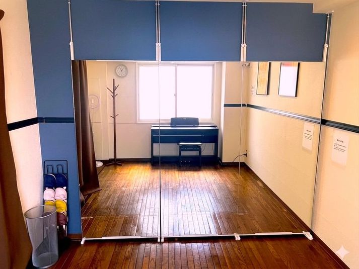 青葉台3分・ダンススタジオ - スタジオディライツ　青葉台 青葉台駅3分　24時間利用できるダンススタジオの室内の写真