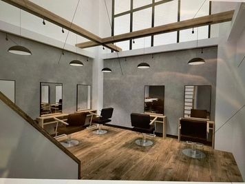 ﾐｭｰｽﾞｸﾛｰｹﾝﾋﾞﾙ1F　ｓａｌｏｎ　ｄｅ　ａｃｔｒｅｓｓ 恵比寿駅徒歩３分　好立地　プライベートスペースの室内の写真