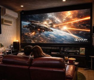 《PR》120インチ4K×立体音響の没入空間で、映画・ライブ・推し活を満喫。デート・ゲーム・演奏・録音にも使える、防音性に配慮の貸切空間 - レンタルスペース「TYフェアリーリング」
