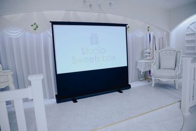 80インチプロジェクター - Studio Sweets box ポケット 池袋 【商用利用】Studio Sweets box ポケット 池袋の設備の写真