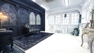 撮影スタジオ【CocoSTUDIOⅪ】秋葉原徒歩30秒 秋葉原徒歩30秒【CocoSTUDIOⅪ】白と黒の撮影スタジオの室内の写真