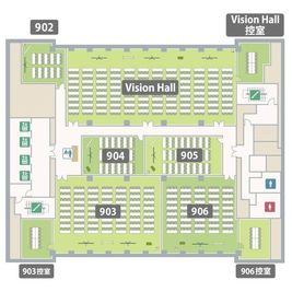 ビジョンセンター東京八重洲 9F Vision Hall (控室付き)の室内の写真