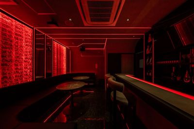 ライトカラーや点滅パターンは変更可能です - Bar nullの室内の写真