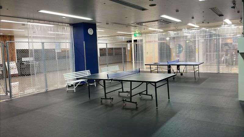 広々としたスペース - ゴールドジム千葉ニュータウン 【卓球台2台レンタル】卓球スペースの室内の写真