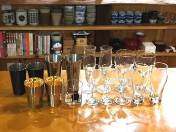 グラス、お湯呑み等。 - 月島長屋 多目的スペースの設備の写真