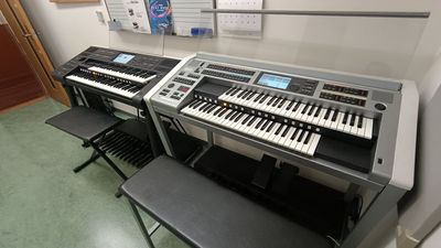 ELS-02Cと一緒にアンサンブルもできます！ - ユニスタイル高松WEST ユニスタイル高松WEST　エレクトーン練習室　S2の室内の写真