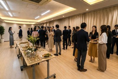 懇親会イメージ - keikoba音楽スタジオ 飯田橋店 Bst｜keikoba Space 飯田橋🎉イベント・セミナーの室内の写真
