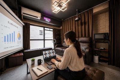 天王寺駅徒歩2分🚃完全個室24時間可能なレンタルスペース🛋️ シアタールーム天王寺・駅近【完全個室プライベート映画館】の室内の写真