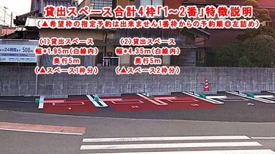 タイムパーキング 小江戸佐原伝建地区入口駐車場 小江戸佐原「伝建地区」入口駐車場貸し出しスペース合計4枠の室内の写真