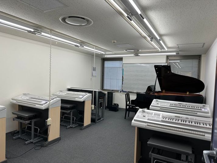 旭川ミュージックセンター ピアノ・エレクトーン防音室A教室の室内の写真