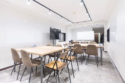 島型（6名）×３
ホワイトボード３枚 - 875_k・LOUNGE神田大手町 レンタルスペースの室内の写真