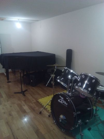 IE音楽スタジオの室内の写真