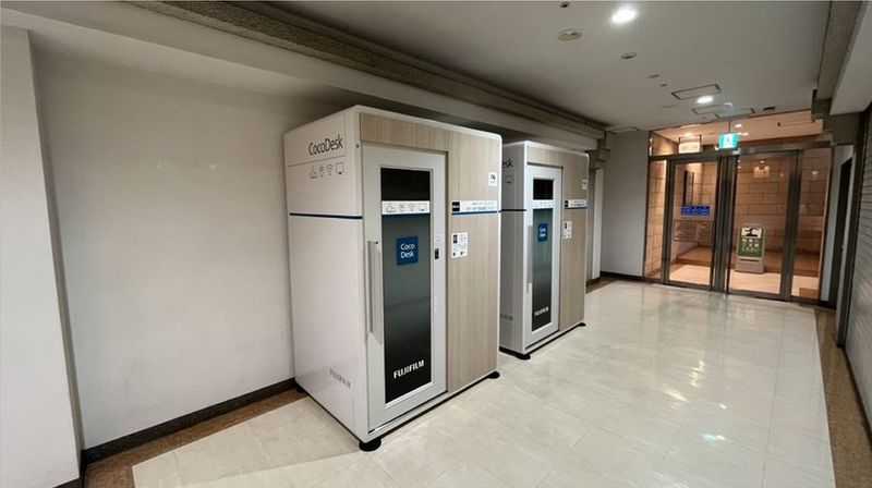 CocoDesk [WR-02] 田町センタービル ピアタ　B1F 地下鉄通路口付近　２番ブース CocoDesk [WR-02]の外観の写真