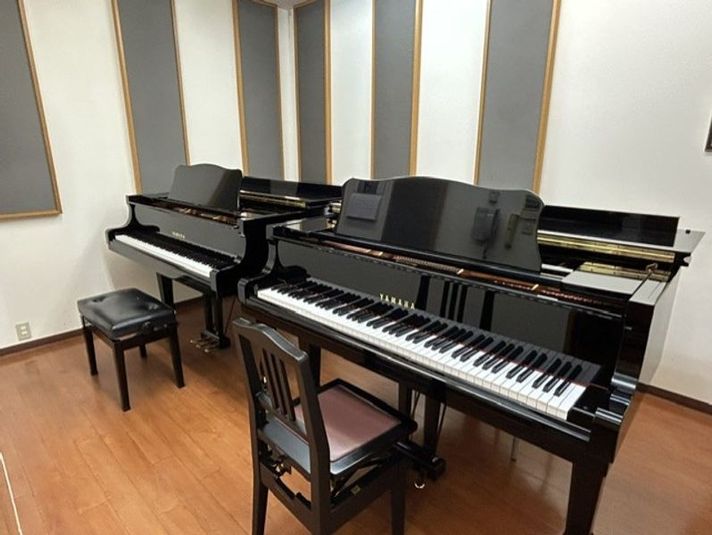 グランドピアノ2台防音部屋S5教室 - 郡山中央センター