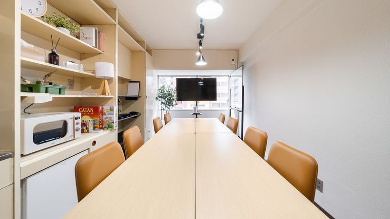 完全個室、落ち着く空間の貸し会議室 - 貸し会議室Palette 茅場町店