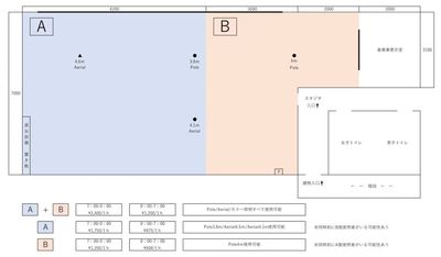 Dance Space cELの室内の写真