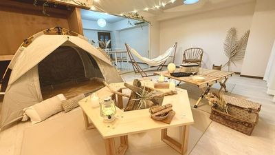 レンタルスペース横浜 ムーングランピング横浜【5名様以上向け】の室内の写真