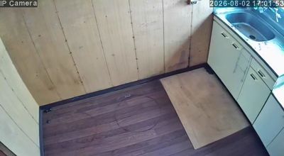 キッチンです（使用不可）。水は出ません。 - 新潟・東堀通・和風ものおき 東堀通・和風ものおき６畳×２部屋の室内の写真