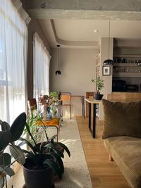 観葉植物もたくさんあります - HAZU STUDIO。の室内の写真