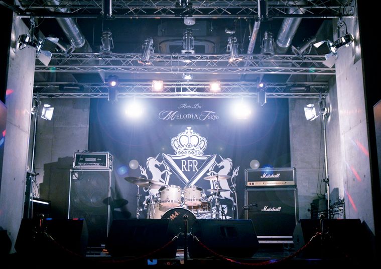 ステージ（照明・バンドセットあり） - MELODIA Tokyo ライブハウス MELODIA Tokyoの室内の写真
