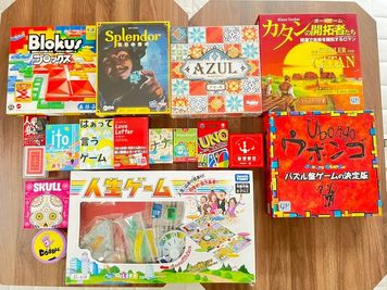 人気のボードゲームが15種類以上 - Second Room 栄・久屋大通３F お気軽スペースSecond Room 栄・久屋大通の設備の写真