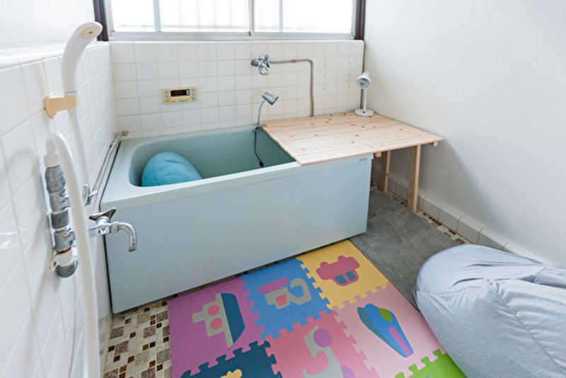 アイビーカフェ府中 昭和レトロ・昭和の浴室・おふろ席の室内の写真