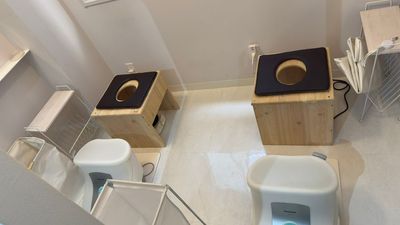 よもぎ蒸し設備🌿二人同時によもぎ蒸しできます⭕️ - Nishiki lounge 【河原町駅・徒歩4分】よもぎ蒸し設備付🌿1店舗丸ごと貸切✨の室内の写真