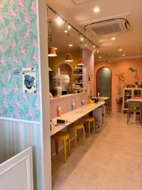 cafe enising カフェ 撮影スペースの室内の写真