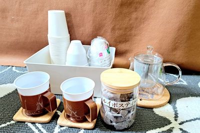 ティーセット（共用品のため在庫の確約はございません） - 貸切レンタルジム＆サロン【トレリラ北千住】 完全貸切型「個室レンタルジム」の設備の写真