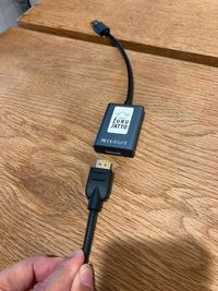 ご自分のＰＣと接続可能です。 - フルサットアップス　個室　 【夜間限定】上越妙高駅徒歩2分 個室・Web会議（4名まで）の設備の写真