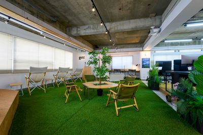 【呉服町駅から徒歩3分】モニター付きのリラックススペース(芝生スペース) - co-working gaz