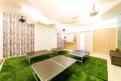 室内キャンプがモチーフの室内BBQスペース！コスプレ撮影会やDVD上映会、セミナーなど使い方は自由自在！ - パーティーピーポー