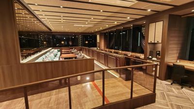 落ち着いた雰囲気の店内 - BasisPoint 名古屋店 名古屋エリア4名向けBOX席B (半個室席)の室内の写真