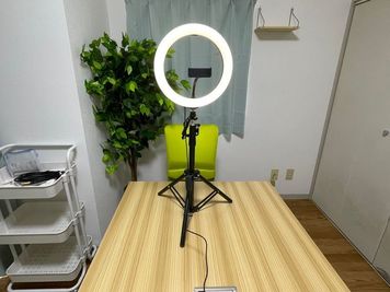 LEDリング照明 - StarPathSpace船橋｜駅徒歩5分・綺麗な多用途室 StarPath Space 船橋駅北口徒歩5分・綺麗な多用途室の設備の写真