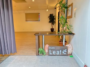Studio Leaf レンタルスペースの入口の写真