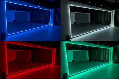 鏡周りテープライト完備 - レンタルスタジオ大橋南の室内の写真