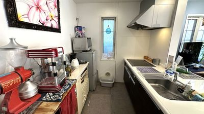 IHキッチン・冷蔵庫・電子レンジ
ガス炊飯器・調理器具一式 - BIG BLUEクラブハウス BIG BLUE クラブハウスの設備の写真