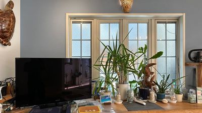 １FにあるTVは32インチ、free　Wi-Fi導入 - BIG BLUEクラブハウス BIG BLUE クラブハウスの設備の写真