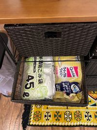 ゴミ袋の替えは引き出しの中にあります。 - のんびりサロン 五反田店の設備の写真