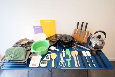 調理器具も各種取りそろえています。 - 本格キッチン付きレンタルスペース Lispace（リスペース）の室内の写真