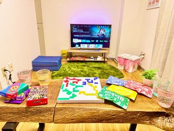 みんなでワイワイボードゲームも！ - bloom room 柏の室内の写真